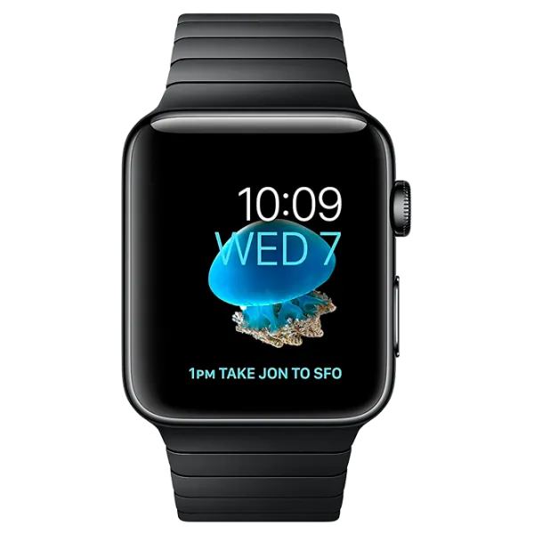 Умные часы Apple Watch 1.65"/ Черный photo 1 Умные часы Apple Watch 1.65"/ Черный photo 1