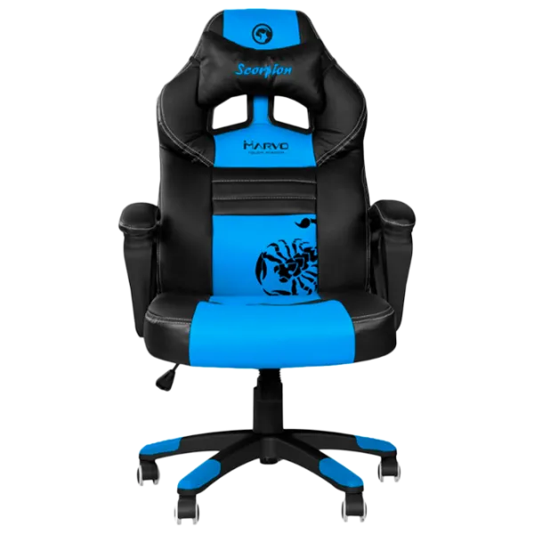 Scaun Gaming Marvo CH-105 Blue photo 1 Scaun Gaming Marvo CH-105 Blue photo 1