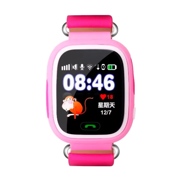 Ceas inteligent Smart Baby Q90 Pink photo 1 Ceas inteligent Smart Baby Q90 Pink photo 1