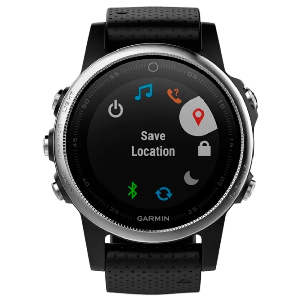 Ceas inteligent Garmin Fenix 5S 1.1"/ Black Silver photo 1