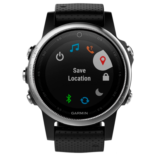Ceas inteligent Garmin Fenix 5S 1.1"/ Black Silver photo 1