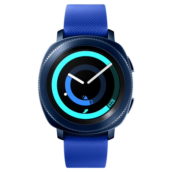 Умные часы Samsung Gear Sport 1.2"/ SM-R600/ Синий photo 1 Умные часы Samsung Gear Sport 1.2"/ SM-R600/ Синий photo 1