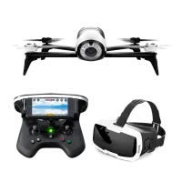 Parrot Bebop 2FPV 25 мин/ 16 м/с Скорость по горизонтали/ 6 м/с Скорость по вертикали/ Белый Серебристый