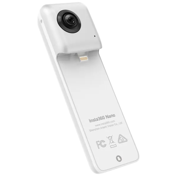 Cameră action Insta360 Nano Spherical  / 800 mAh / Silver photo 1