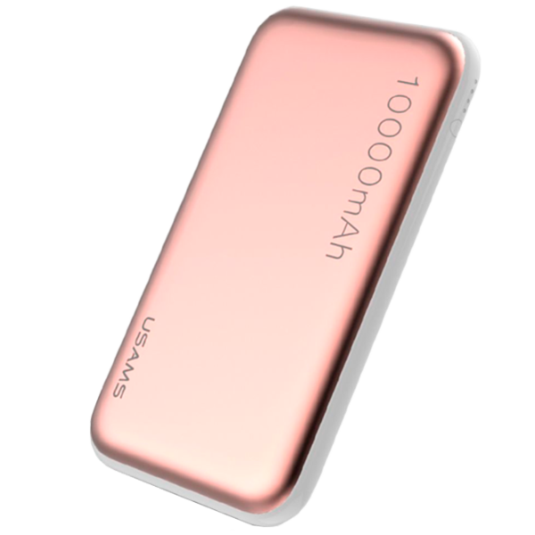 Power Bank USAMS CD03 10000 mAh/ Rose photo 1 Power Bank USAMS CD03 10000 mAh/ Rose photo 1