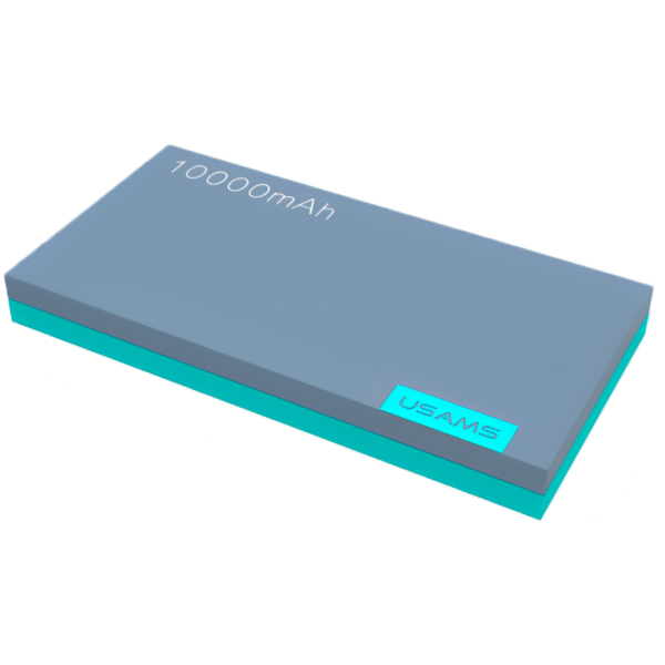 Power Bank USAMS CD01 10000 mAh/ Gray photo 1
