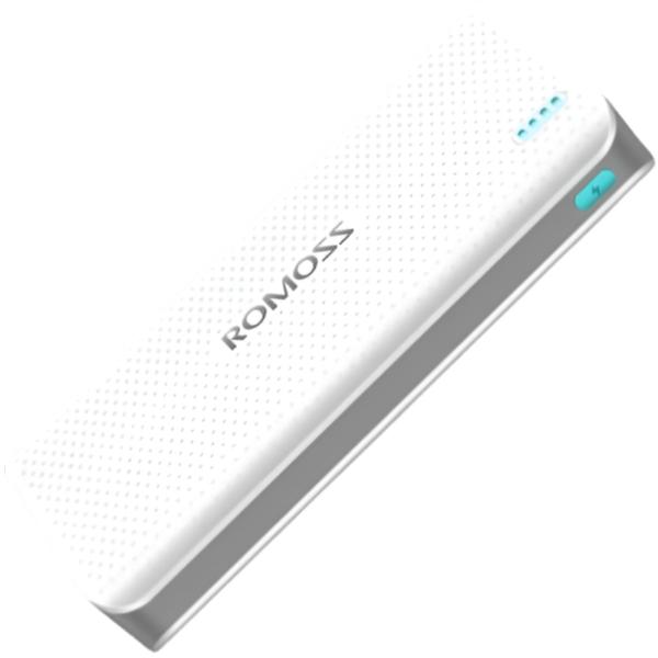 Acumulator extern Romoss Sense 4 Led 10400 mAh/ White photo 1 Acumulator extern Romoss Sense 4 Led 10400 mAh/ White photo 1