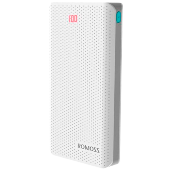 Power Bank Romoss Sense 6 Led 20000 mAh/ White photo 1 Power Bank Romoss Sense 6 Led 20000 mAh/ White photo 1