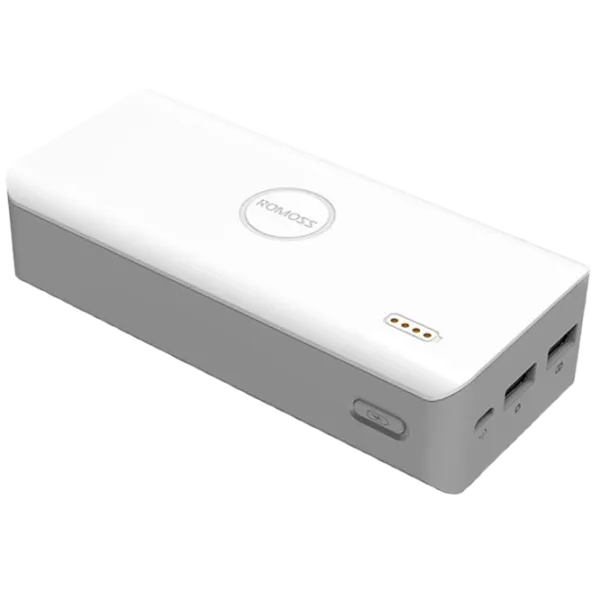 Acumulator extern Romoss Polimos 20 20000 mAh/ White photo 1 Acumulator extern Romoss Polimos 20 20000 mAh/ White photo 1