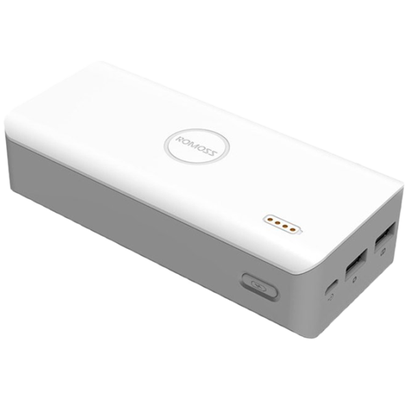 Acumulator extern Romoss Polimos 20 20000 mAh/ White photo 1 Acumulator extern Romoss Polimos 20 20000 mAh/ White photo 1