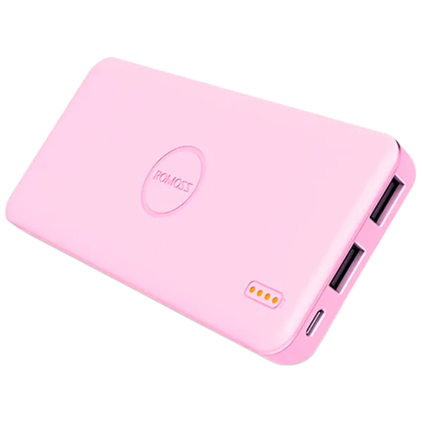 Power Bank Romoss Polimos 5 5000 mAh/ Pink photo 1 Power Bank Romoss Polimos 5 5000 mAh/ Pink photo 1