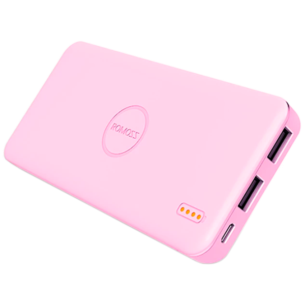 Power Bank Romoss Polimos 5 5000 mAh/ Pink photo 1 Power Bank Romoss Polimos 5 5000 mAh/ Pink photo 1