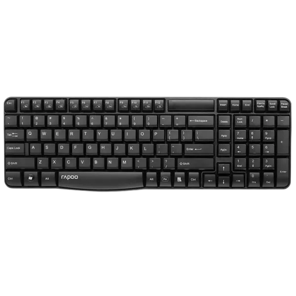Клавиатура RAPOO E1050 Беспроводные / Черный photo 1