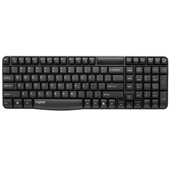 Клавиатура RAPOO E1050 Беспроводные / Черный photo 1
