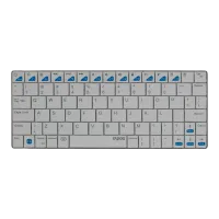 Tastatură RAPOO E6300 Fără fir / Silver