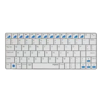 Tastatură RAPOO E6300 Fără fir / White