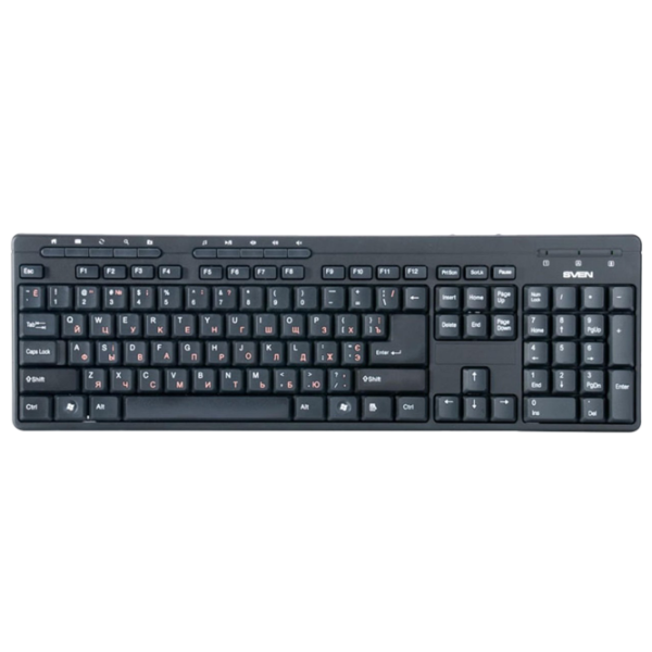 Клавиатура Sven Standard 307M Проводная / Черный photo 1