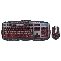 Tastatura & Mouse Marvo KM400L Cu fir/ Black