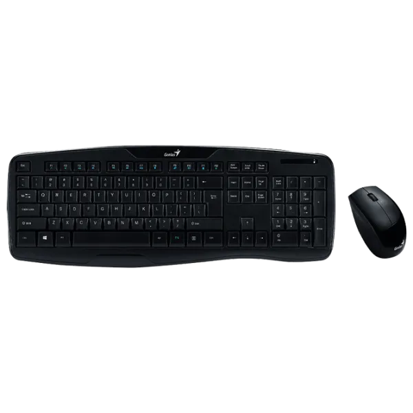 Set Genius KB-8000X Fără fir/ Black photo 1