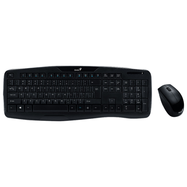 Set Genius KB-8000X Fără fir/ Black photo 1