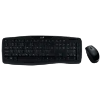 Set Genius KB-8000X Fără fir/ Black