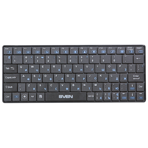 Tastatură Sven Comfort 8300 Fără fir/ Black photo 1