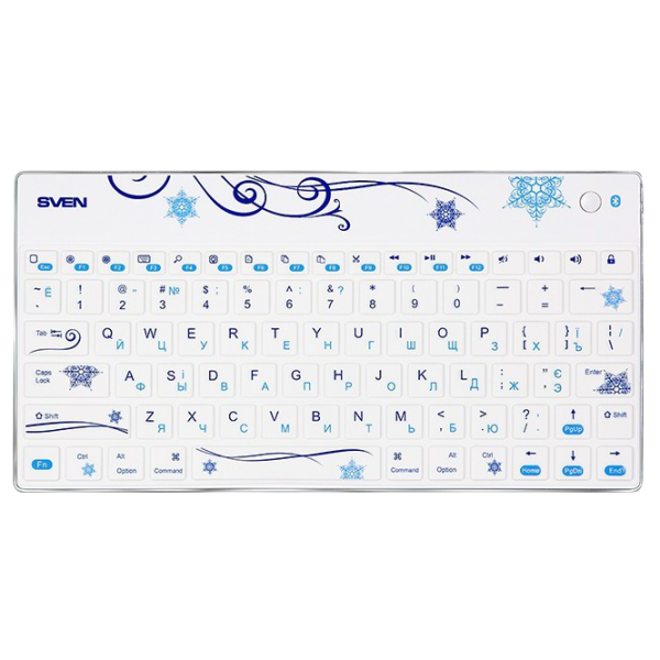 Tastatură Sven Comfort 8500 Fără fir/ White photo 1