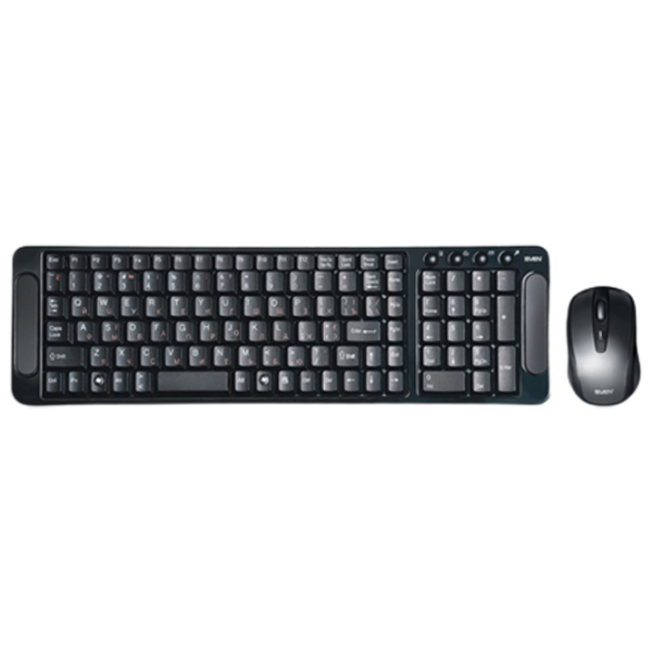 Tastatură Sven Comfort 4600 Fără fir / Black photo 1