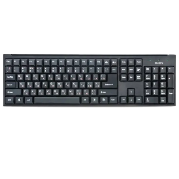 Клавиатура Sven Standard 303 Проводная/ Серебристый photo 1