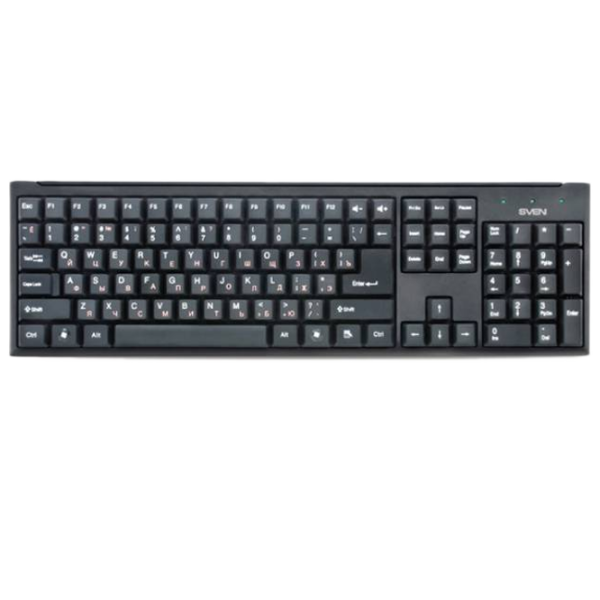 Клавиатура Sven Standard 303 Проводная/ Серебристый photo 1