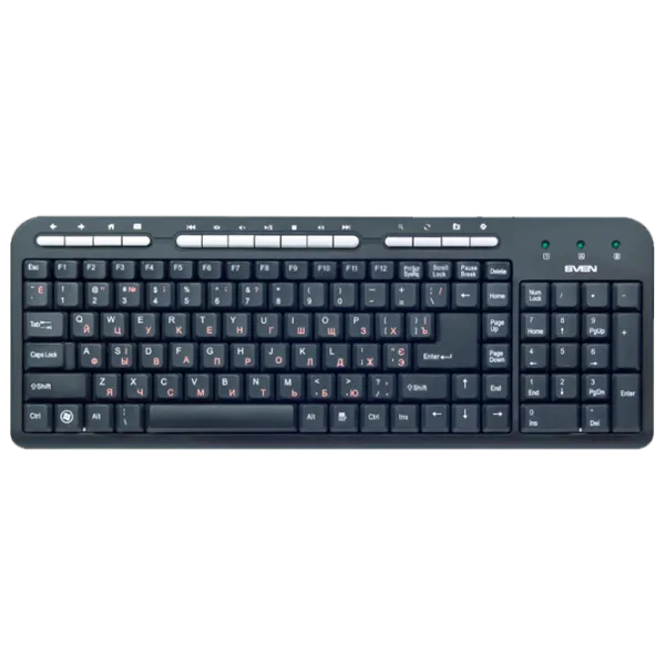 Tastatură Sven Standard 309M Cu fir/ Black photo 1