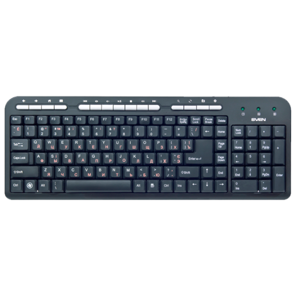 Tastatură Sven Standard 309M Cu fir/ Black photo 1