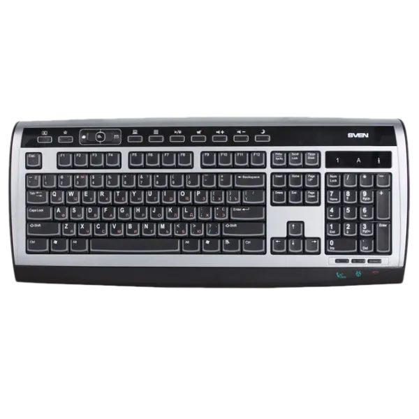 Tastatură Sven Comfort 3535 Cu fir / Black photo 1