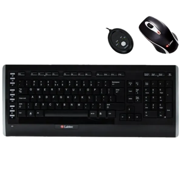 Набор Logitech Labtec 1200 Беспроводные / Черный photo 1