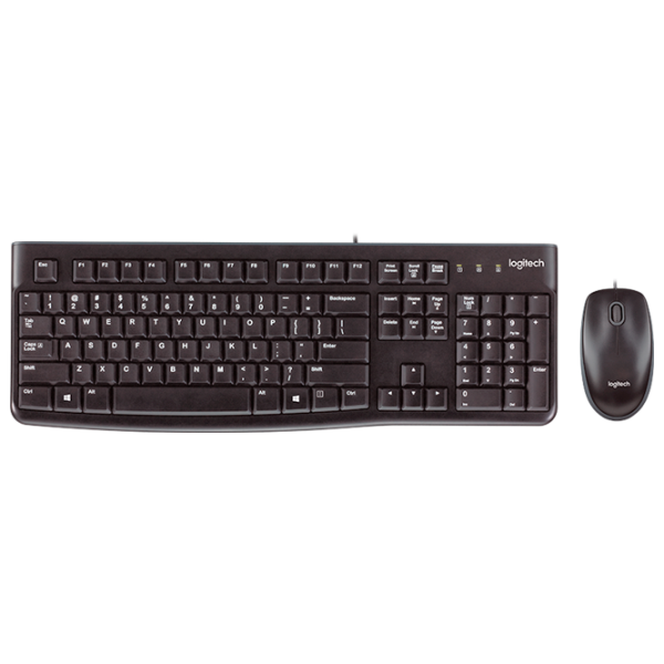 Клавиатура и Мышь Logitech Desktop MK120 Проводная/ Черный photo 1