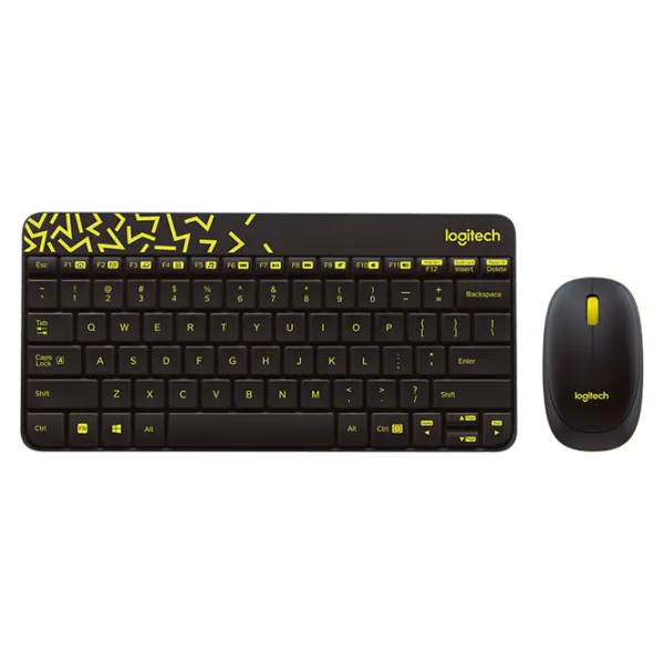Клавиатура и Мышь Logitech Desktop MK240 Беспроводные / Черный photo 1