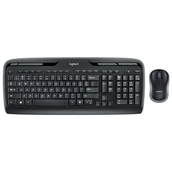 Клавиатура Logitech Desktop MK330 Беспроводные/ Черный photo 1