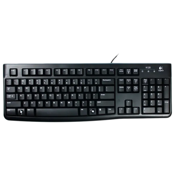 Tastatură Logitech K120 Cu fir/ Black photo 1 Tastatură Logitech K120 Cu fir/ Black photo 1
