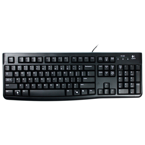 Tastatură Logitech K120 Cu fir/ Black photo 1 Tastatură Logitech K120 Cu fir/ Black photo 1