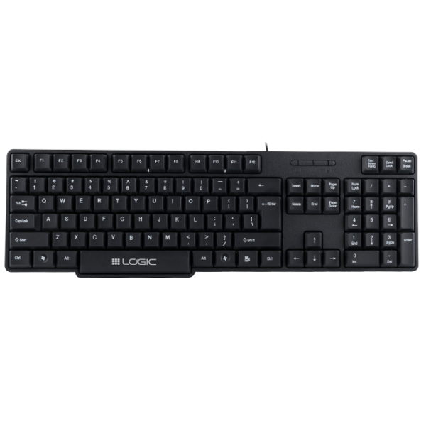 Tastatură Logic LK-12 Cu fir/ Black photo 1