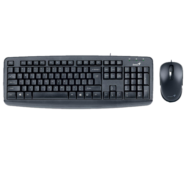 Tastatura & Mouse Genius KM-130 Cu fir / Black photo 1