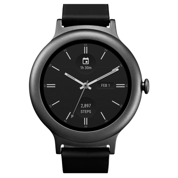 Ceas inteligent LG Style Watch 1.2"/ W270/ Titanium Black photo 1