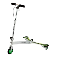Дрифт-карт Razor Powerwing DLX Серебристый