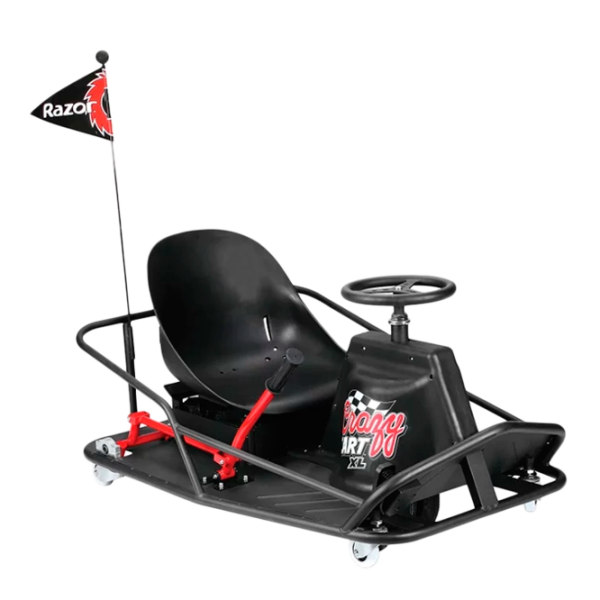Дрифт-карт Razor Crazy Cart XL 27 km/h/ 500 Вт/ Черный photo 1