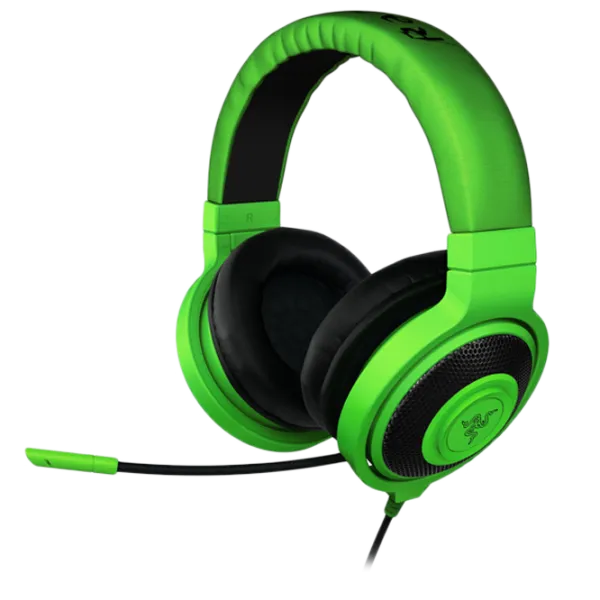 Căști Razer Kraken 7.1 Black Green Cu fir/ Gaming photo 1