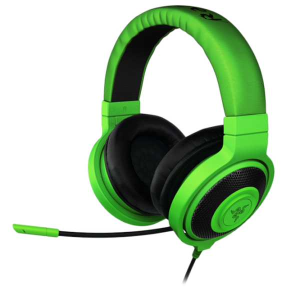 Căști Razer Kraken 7.1 Black Green Cu fir/ Gaming photo 1