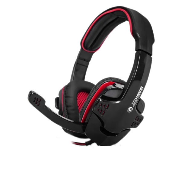 Căști Marvo H8316 Red Black Cu fir/ Gaming photo 1 Căști Marvo H8316 Red Black Cu fir/ Gaming photo 1