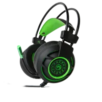 Наушники Marvo HG9012 Черный Зелёный Проводная/ Игровой