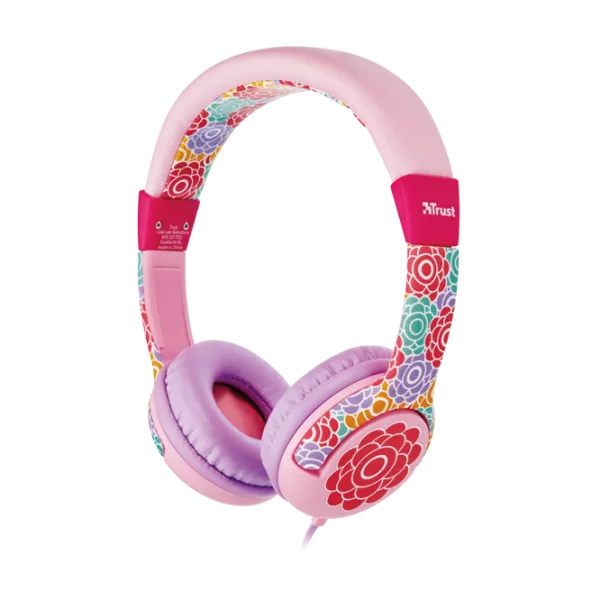 Наушники Trust Spila kids Flower Розовый Проводная/ Персональный photo 1 Наушники Trust Spila kids Flower Розовый Проводная/ Персональный photo 1