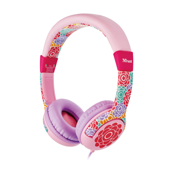 Наушники Trust Spila kids Flower Розовый Проводная/ Персональный photo 1 Наушники Trust Spila kids Flower Розовый Проводная/ Персональный photo 1